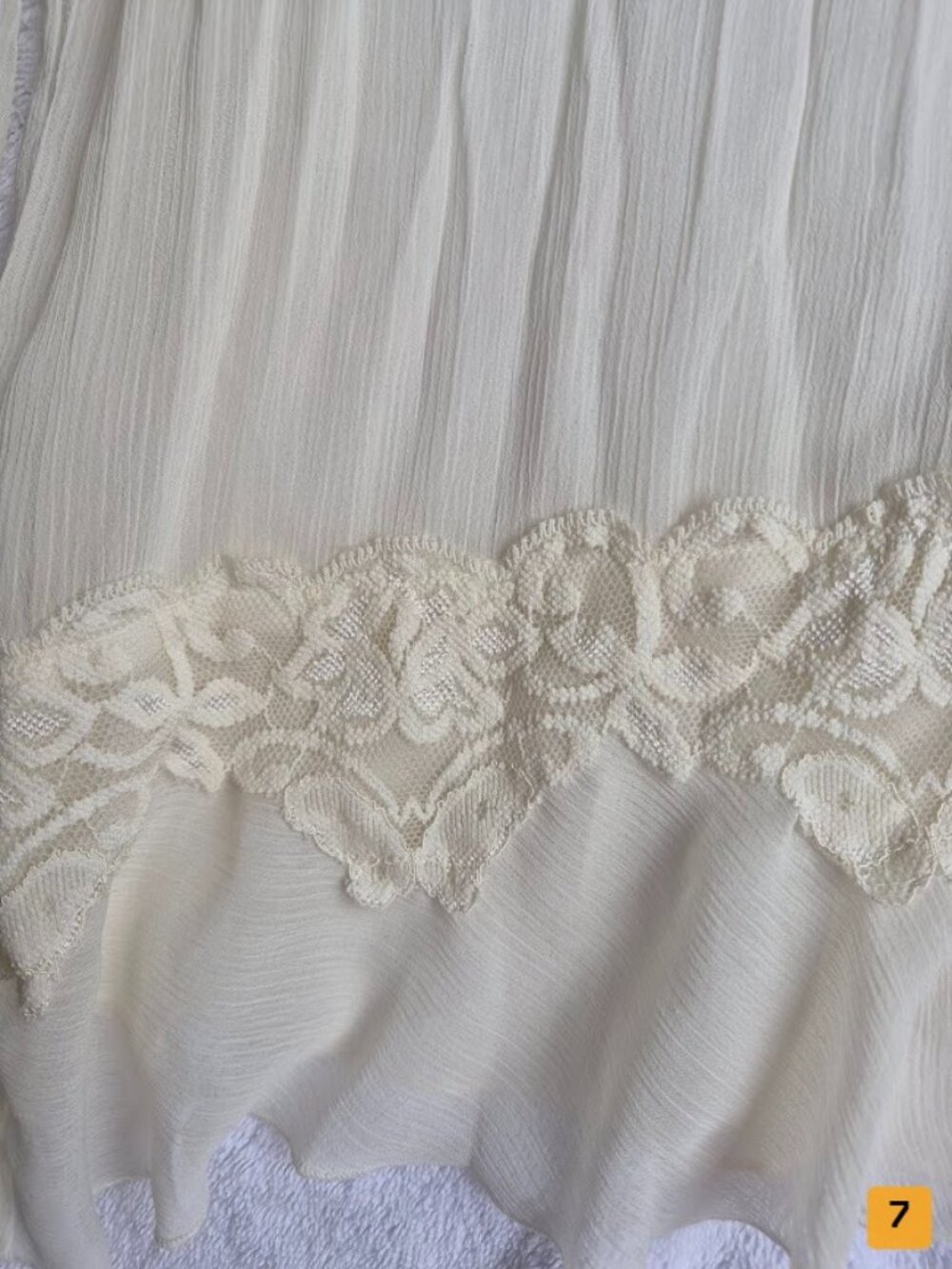 Pinko Ruffled Blouse cream - Picture 3 of 7